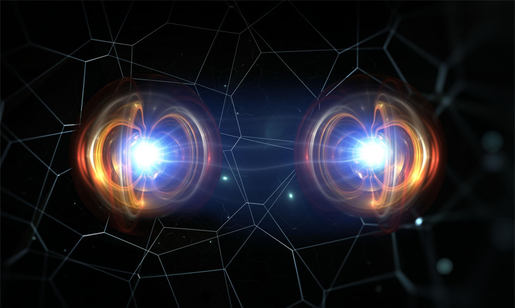 Imagen conceptual de la computación quántica